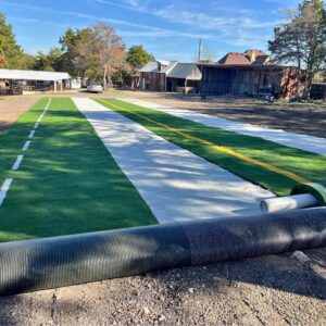 artificial turf with colors