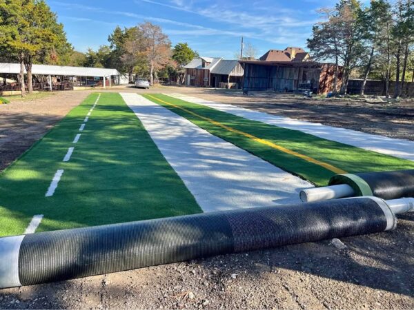 artificial turf with colors